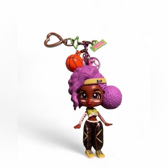 Accessories - Purple and Brown Doll Accessory Keychain